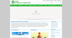 Desktop Screenshot of gsfcsciencefoundation.org